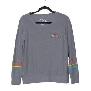 Chaser Rainbow Bolt Cozy Pullover - Size S - NWT